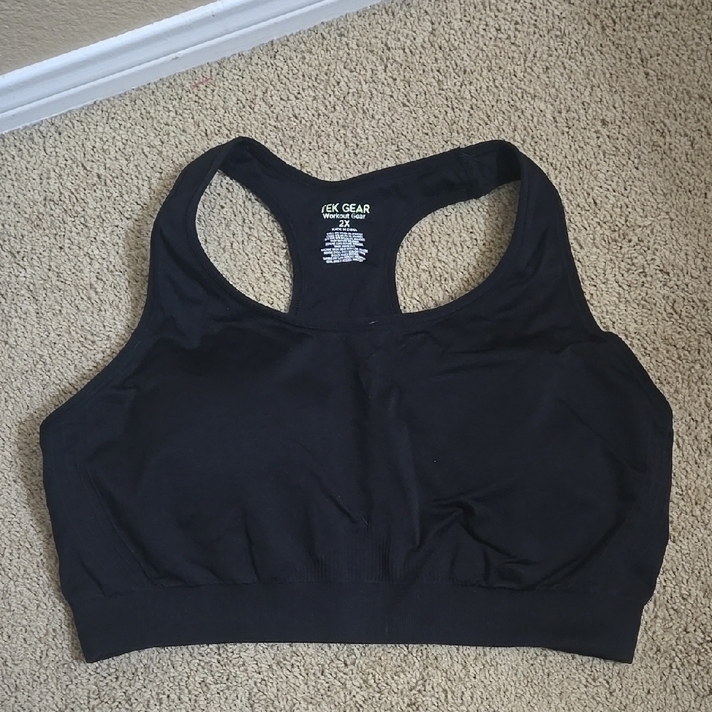 tek gear Women's Black Sports Bra